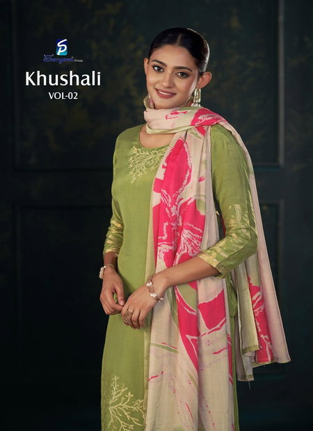 Khushali Vol 2 by Sargam Bemberg Muslin Designer Salwar Suit Wholesale Price In Surat